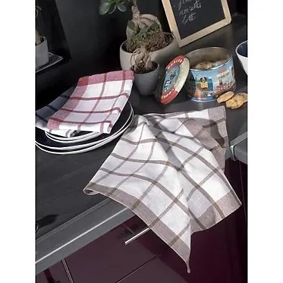 Keukenhanddoeken katoen verschillende kleuren 43 x 68 cm 160 g/m², set van 6