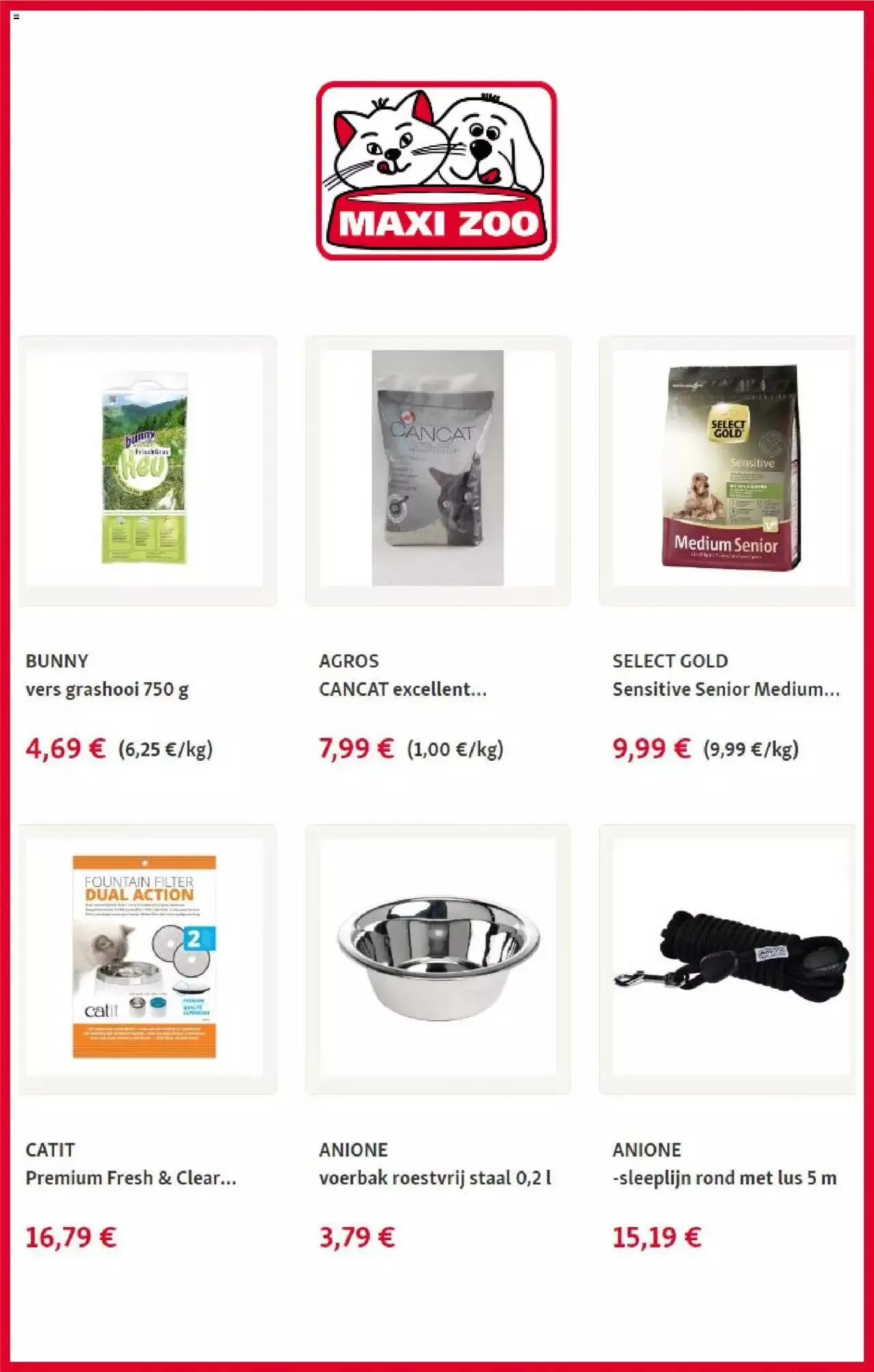 Maxi Zoo folder / publicité van 17 mei tot 31 december 2023 - folder pagina 5