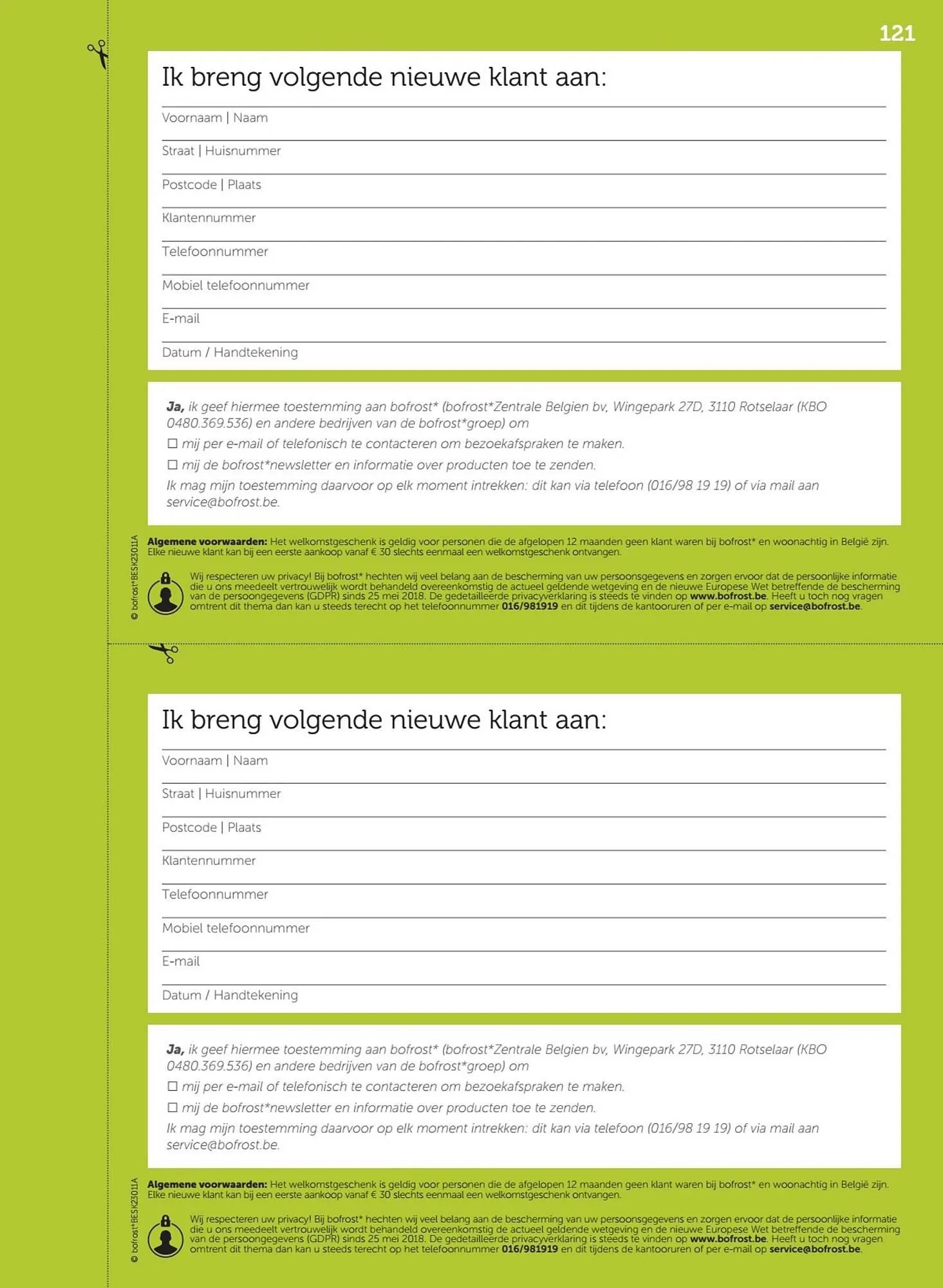 Bofrost Folder van 1 maart tot 31 augustus 2023 - folder pagina 121