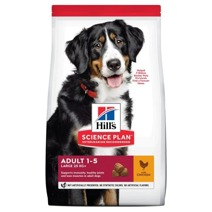 Hill's Science Plan Adult Large Breed Hondenvoer Kip 14kg