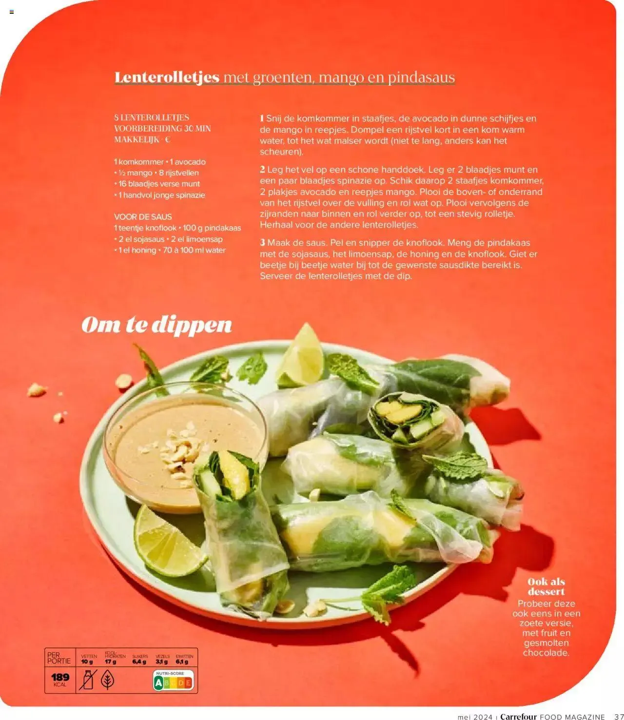 Carrefour Food Mag Lekkers voor mei van 31 mei tot 31 december 2024 - folder pagina 37