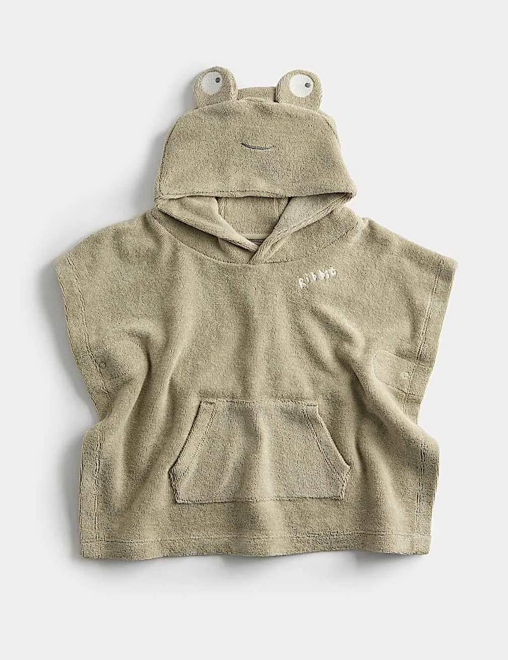 Pure Cotton Frog Poncho (0-3 Yrs)