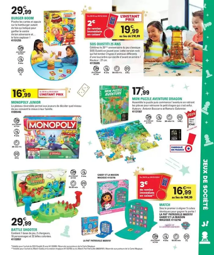 Jouez À L'infin van 29 oktober tot 5 december 2024 - folder pagina 293