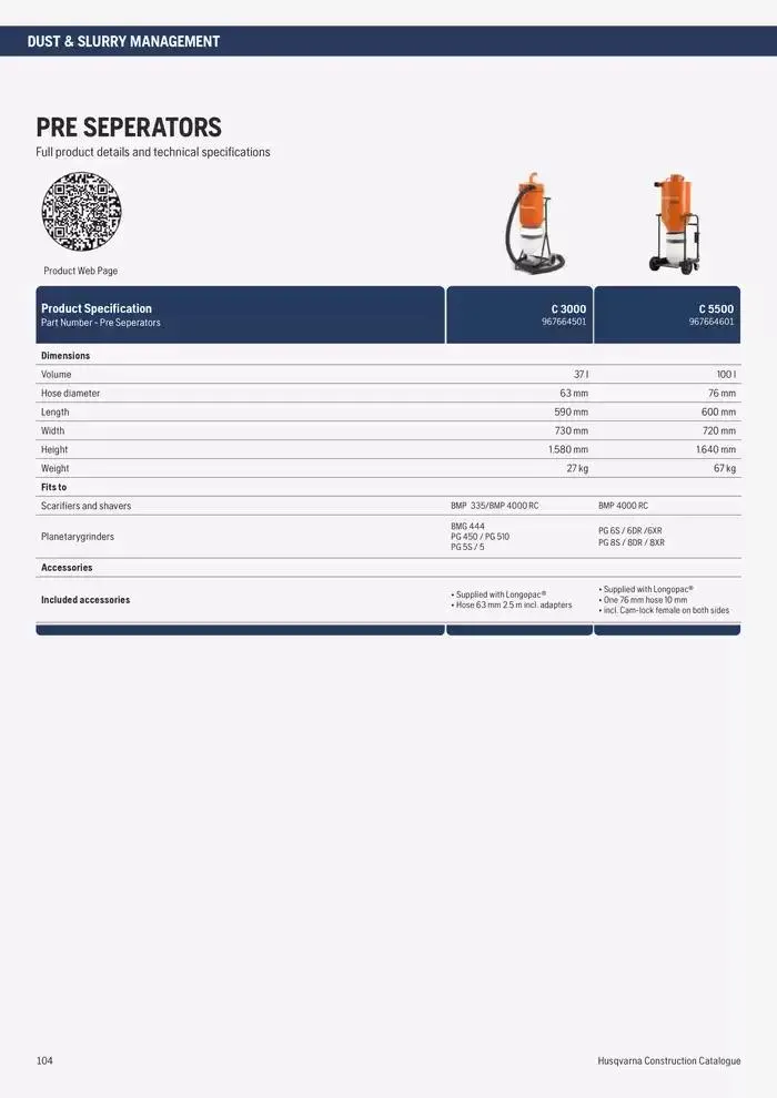 Catalogus Produit Construction 2025 van 4 februari tot 4 februari 2026 - folder pagina 104