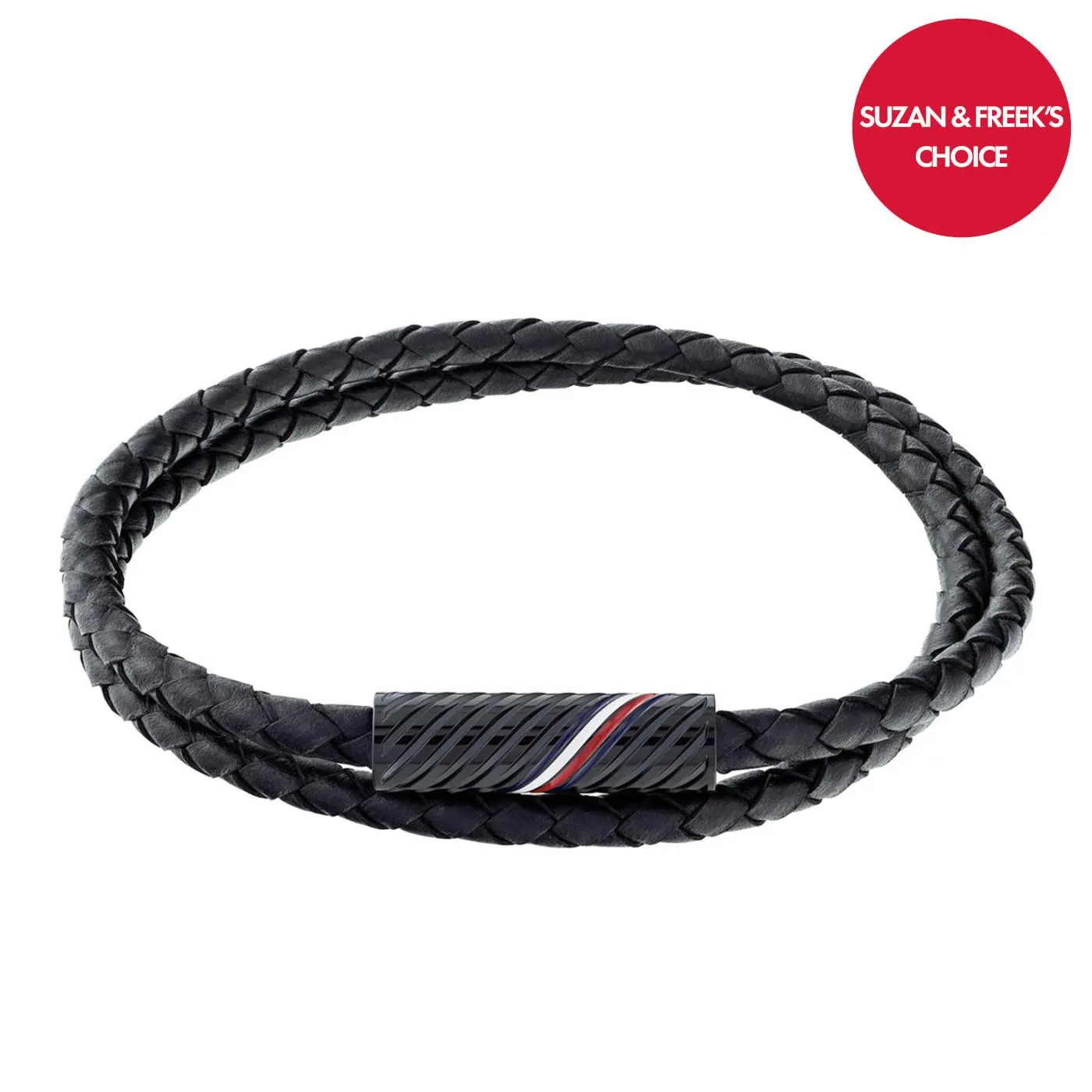 Jewels Zwarte Leren Armband TJ2790469