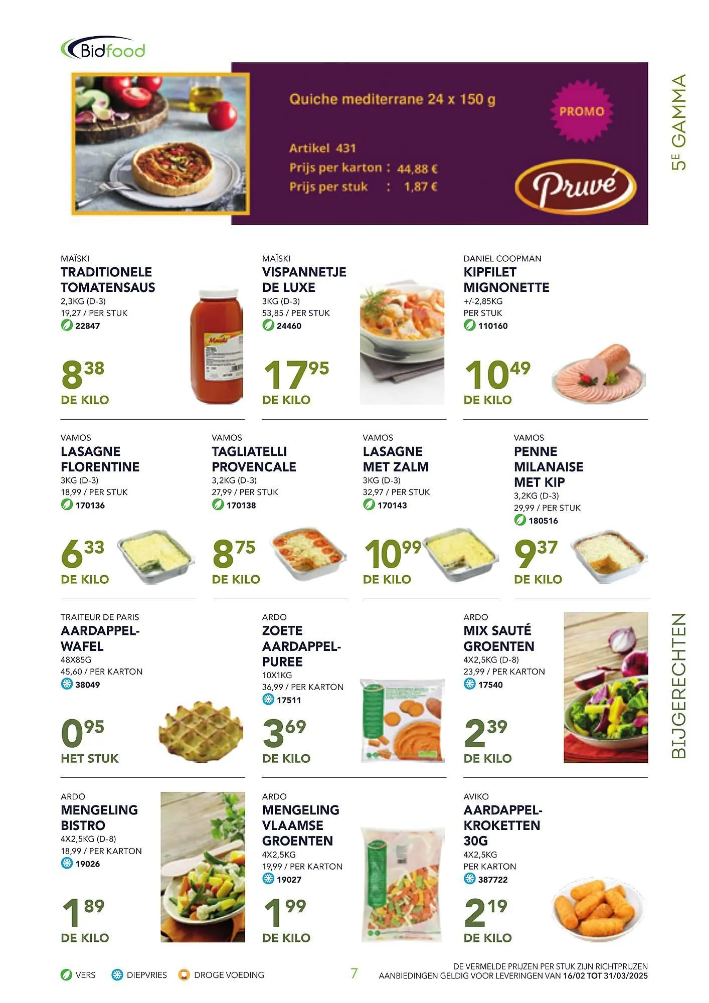 Bidfood folder van 16 februari tot 31 maart 2025 - folder pagina 7
