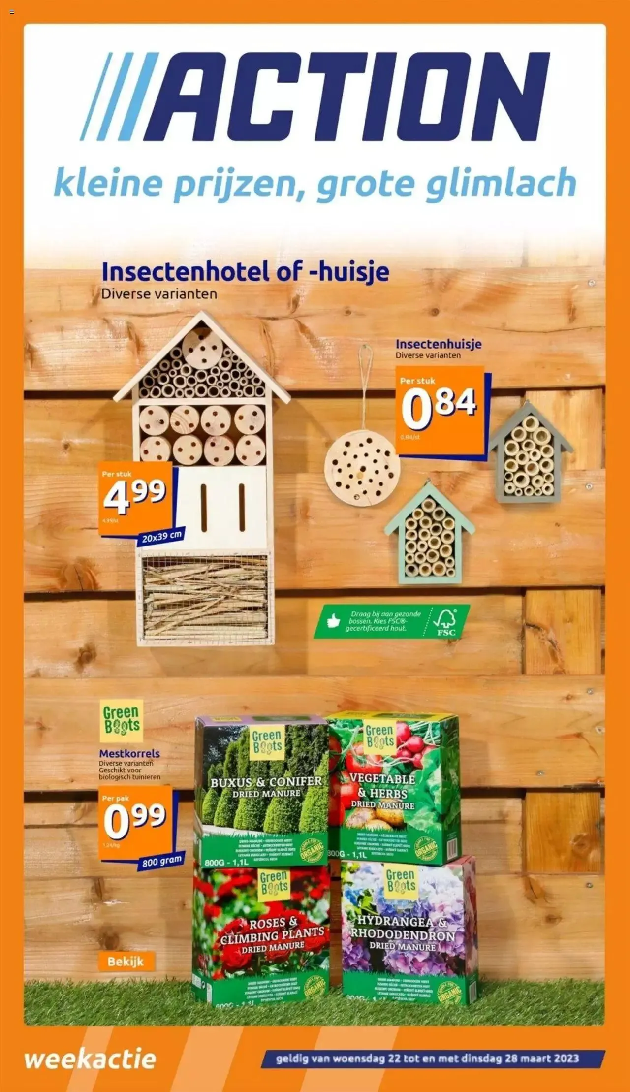 Action Folder week / de la semaine 13 van 28 maart tot 31 december 2023 - folder pagina 1