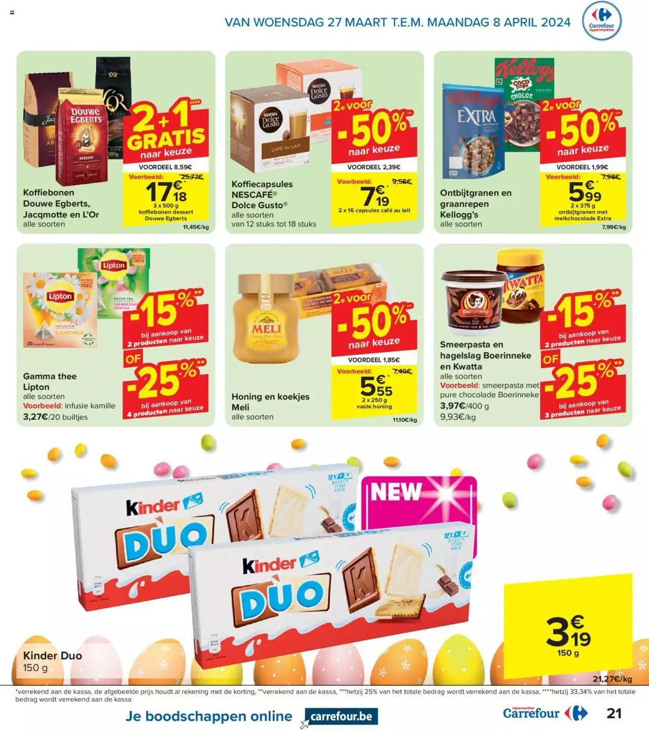 Carrefour folder week 13 van 8 april tot 30 maart 2024 - folder pagina 21
