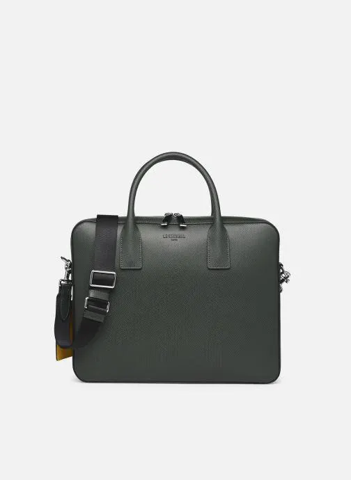 Le Tanneur Emilie Porte Documents Slim Groen