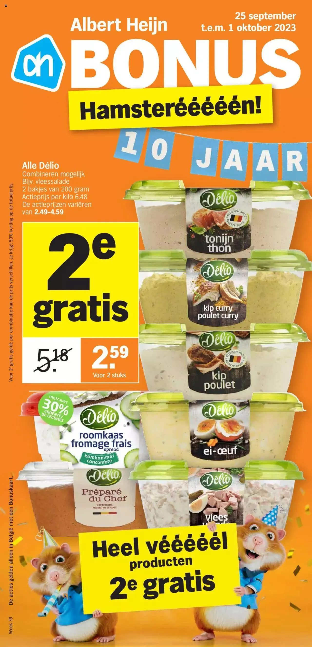 Albert Heijn folder week / de la semaine 39 - 0
