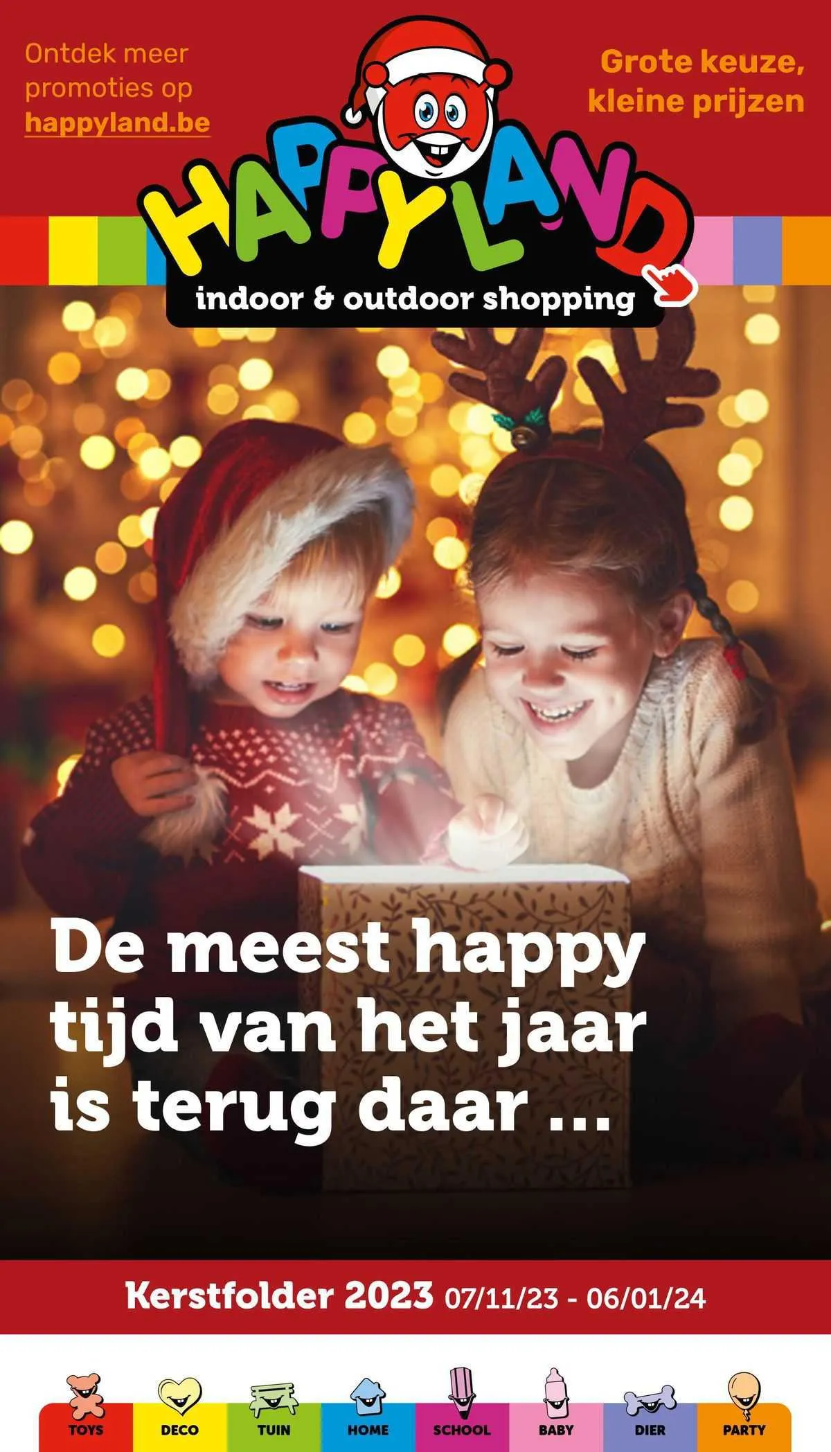 Happyland Folder van 30 oktober tot 14 november 2023 - folder pagina 1