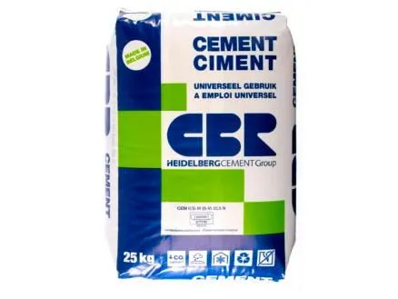 CBR portlandcement 25kg grijs