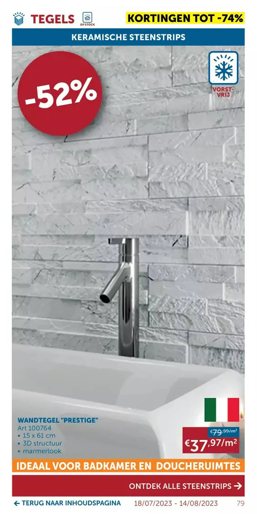 Zelfbouwmarkt folder van 18 juli tot 14 augustus 2023 - folder pagina 79