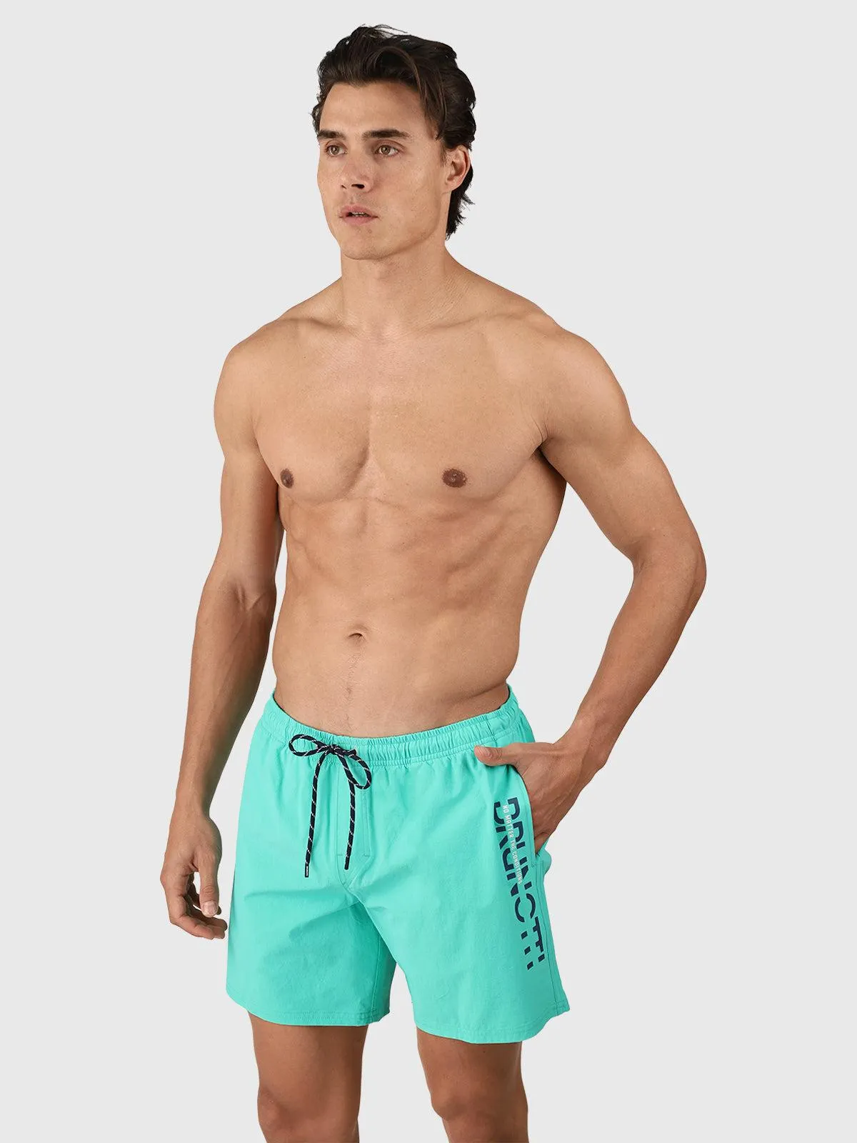 Cester Men Swim Shorts | Caribbean Green