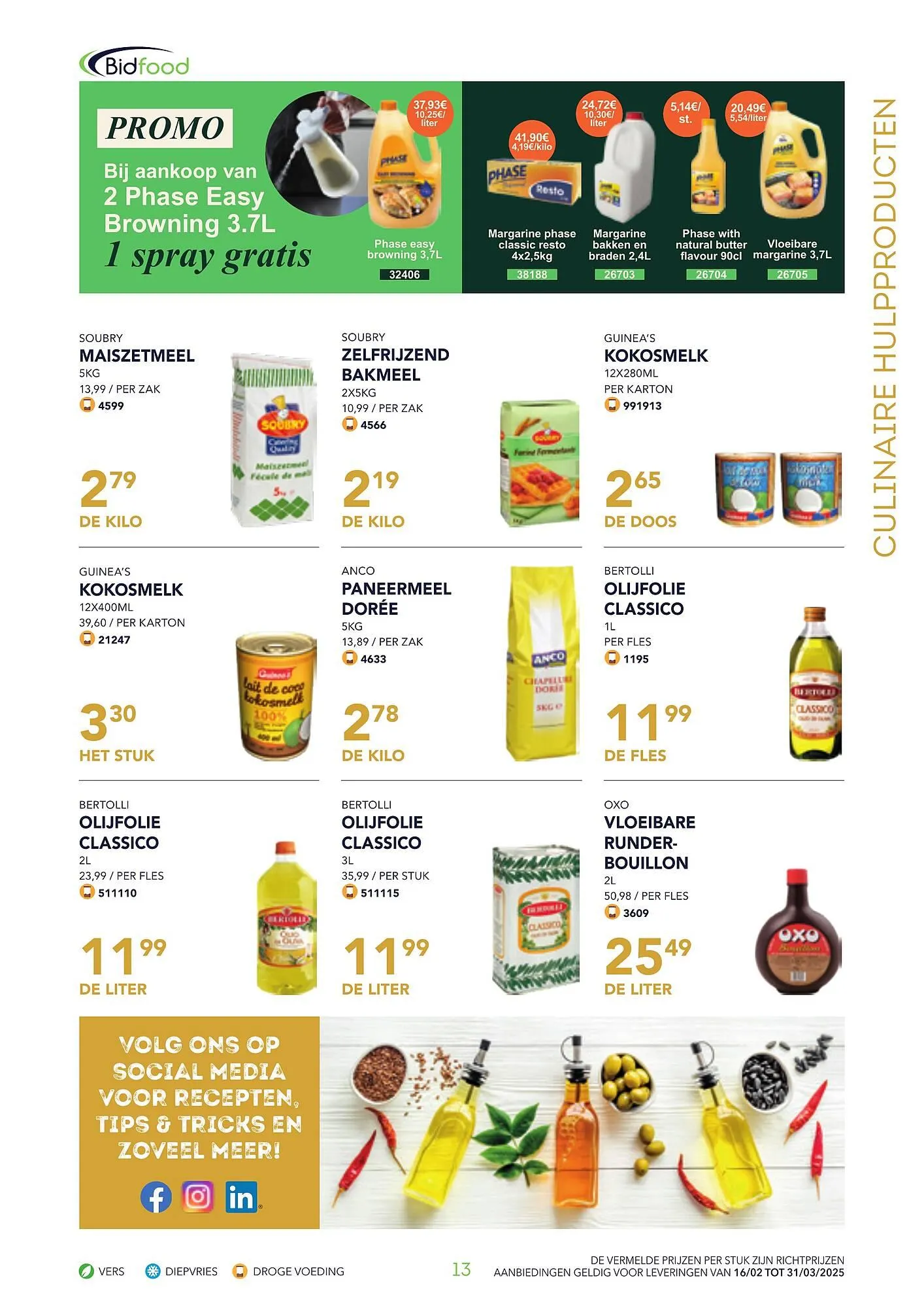 Bidfood folder van 16 februari tot 31 maart 2025 - folder pagina 13