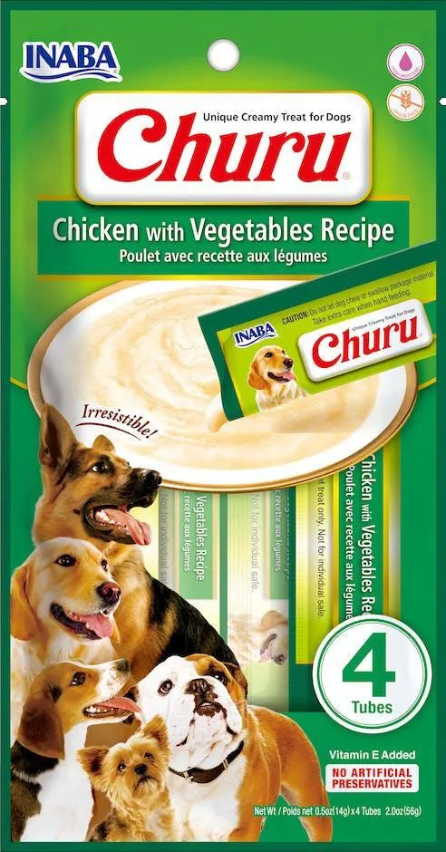 INABA CHURU DOG Chicken With Vegetable Recipe