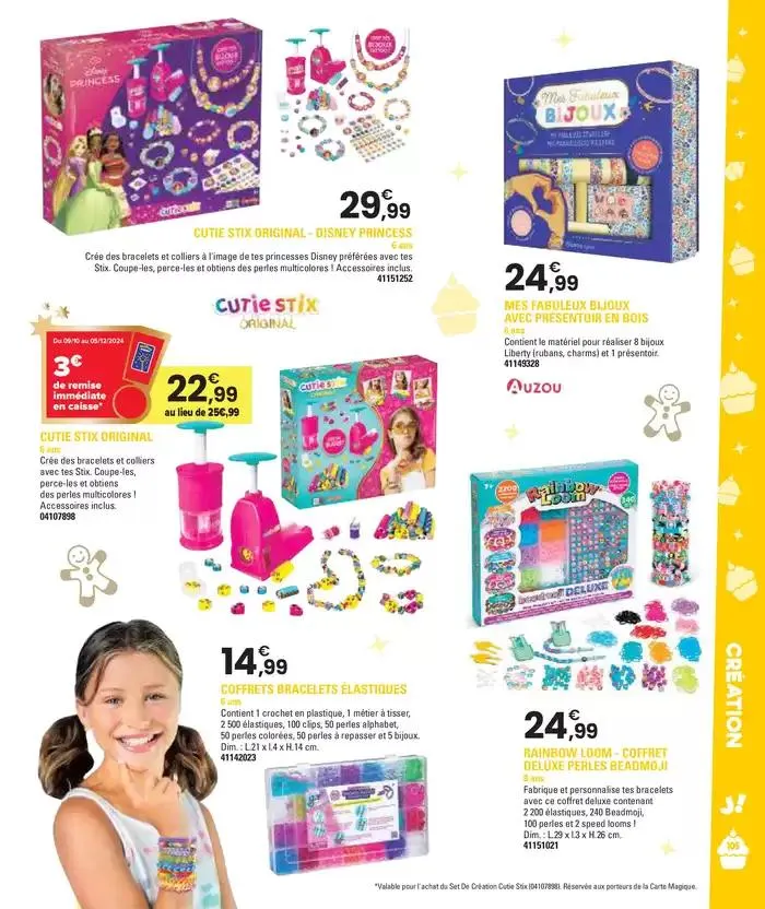 Jouez À L'infin van 29 oktober tot 5 december 2024 - folder pagina 105