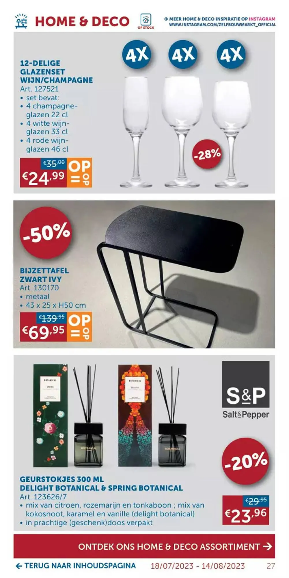 Zelfbouwmarkt folder van 18 juli tot 14 augustus 2023 - folder pagina 27
