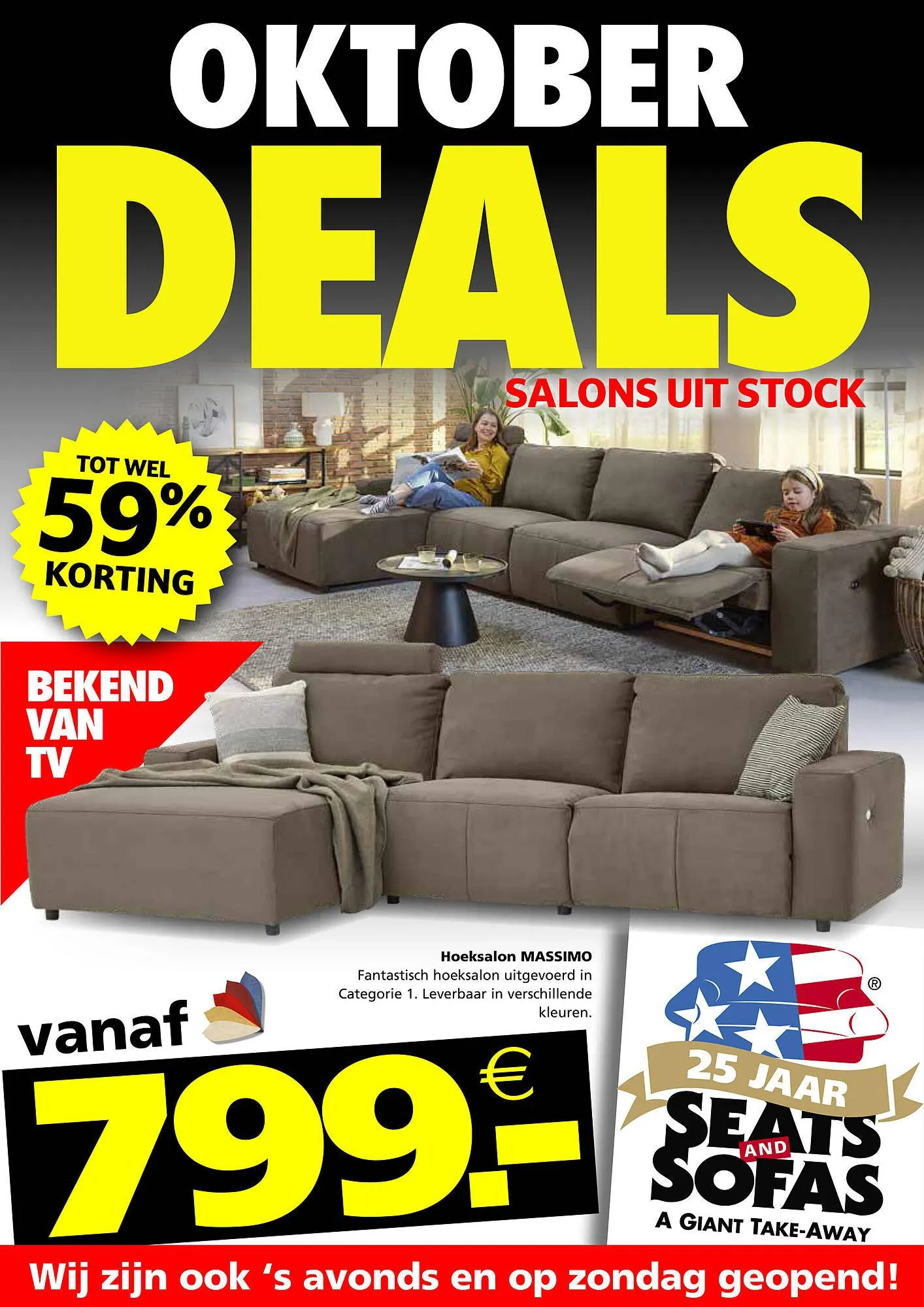 Seats And Sofas Folder van 15 oktober tot 31 oktober 2023 - folder pagina 1
