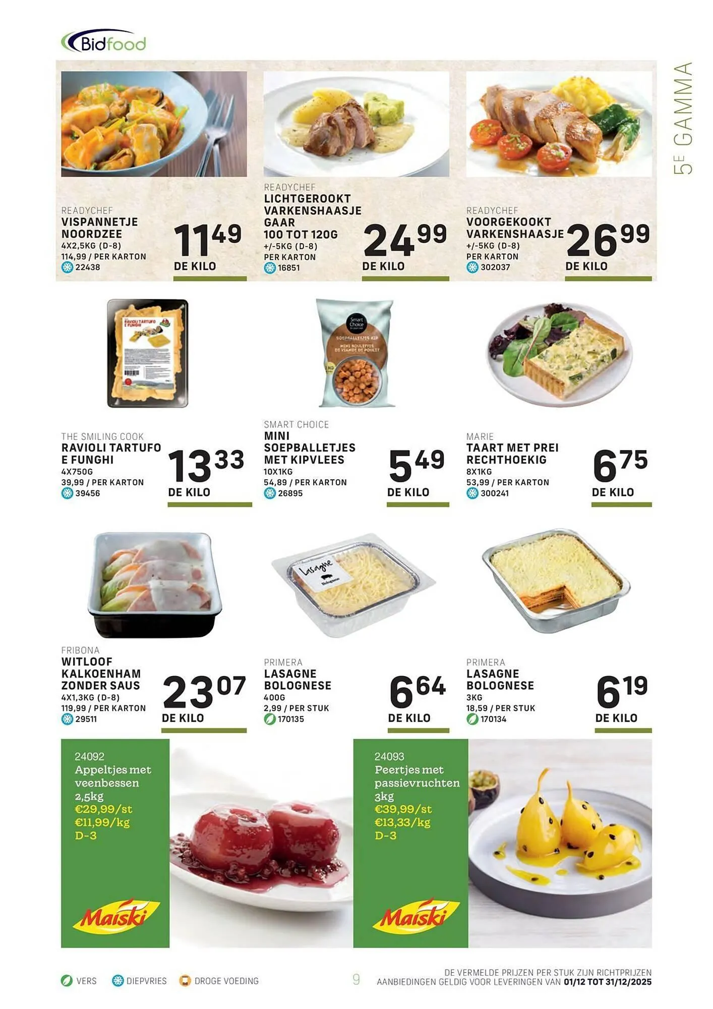 Bidfood magazine van 2 december tot 31 december 2025 - folder pagina 9
