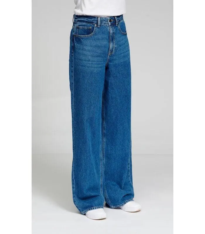 De Originele Performance Wijde Jeans - Medium Blauwe Denim