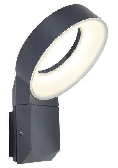 Meridian wandlamp donkergrijs led 16w