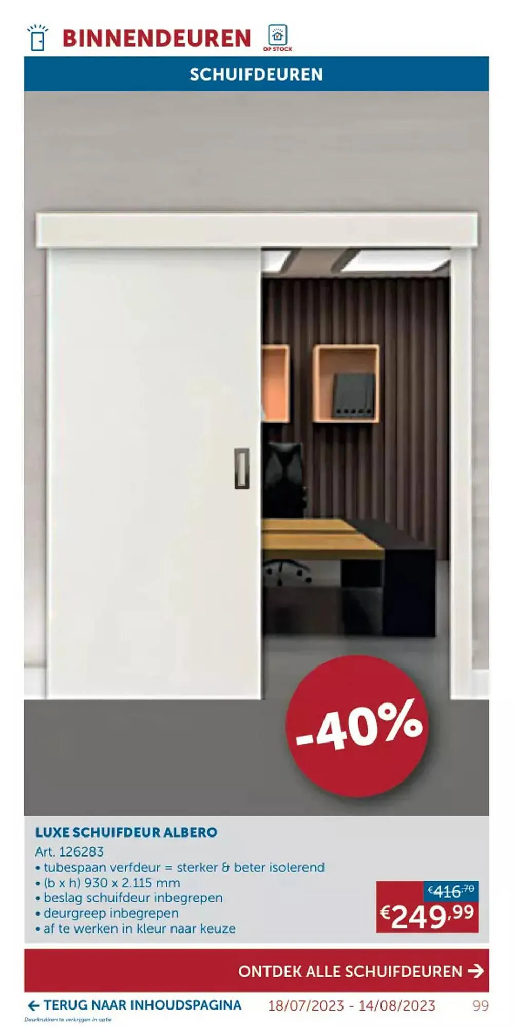 Zelfbouwmarkt folder van 18 juli tot 14 augustus 2023 - folder pagina 99