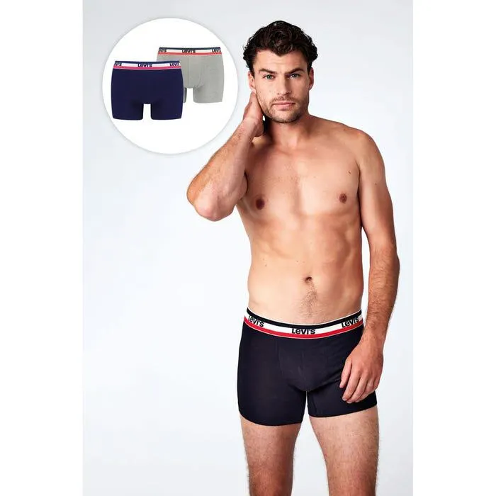 2-pack boxershorts met logo - Levi's