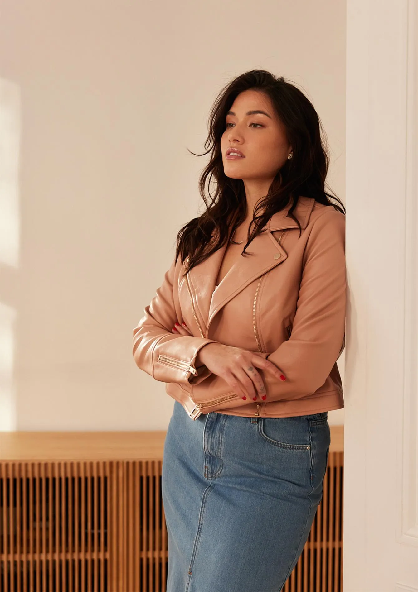 Perfecto in imitation leather