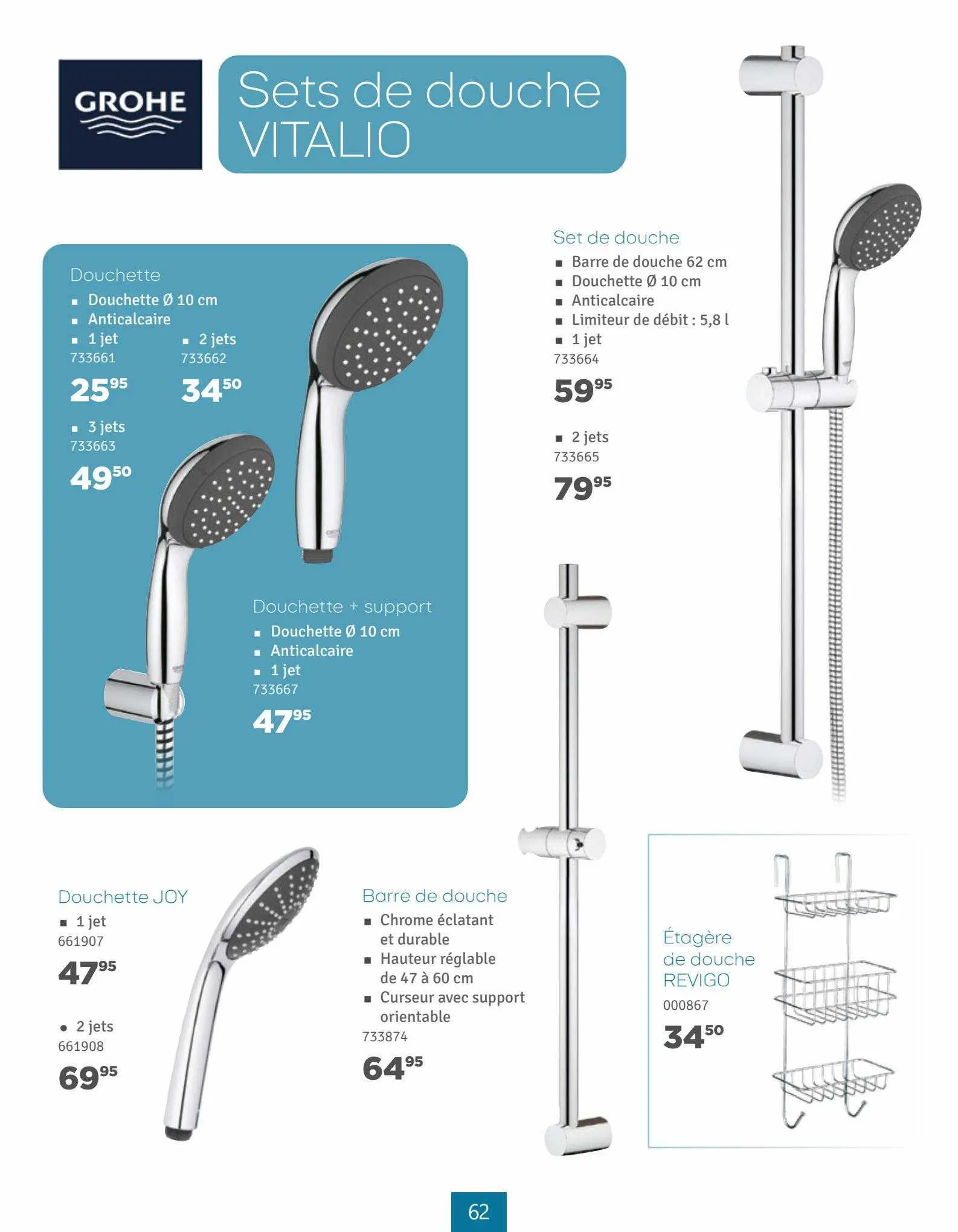 Mr Bricolage Magazine Sanitair van 11 september tot 28 september 2023 - folder pagina 62