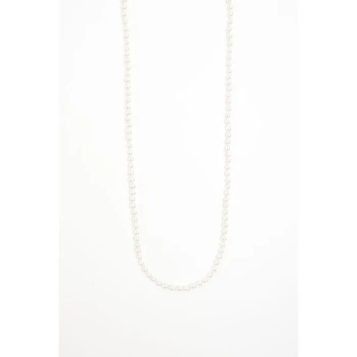 Lange parelmoer collier
