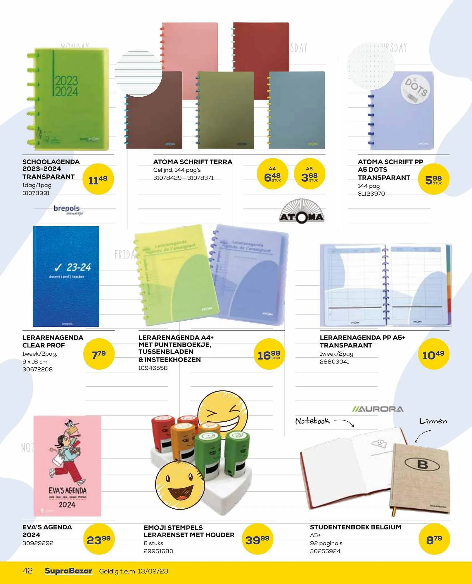 Supra Bazar folder van 3 augustus tot 13 september 2023 - folder pagina 42