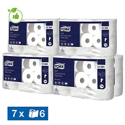 Toiletpapier Tork Premium zacht XXL 2-laags, set van 42 rollen