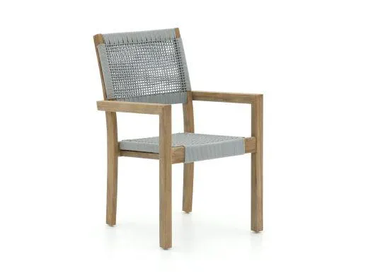 ROUGH-Batang Rope/ROUGH-X 200cm dining tuinset 5-delig stapelbaar