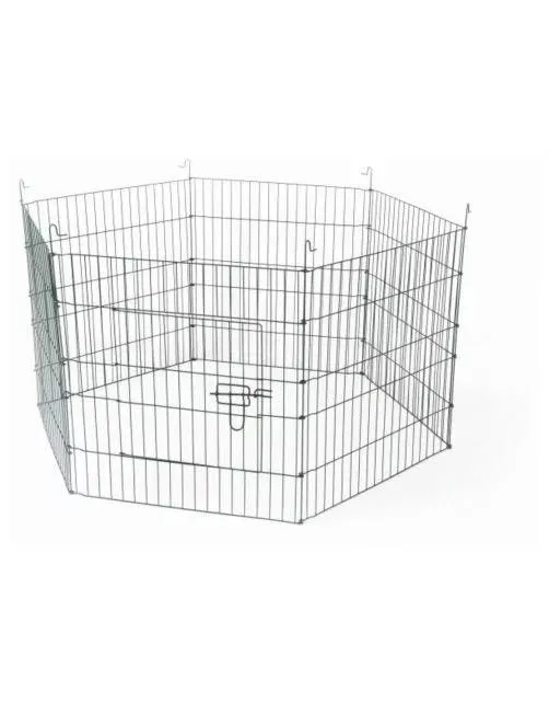 Adori Konijnenren Metaal Zwart - Dierenverblijf