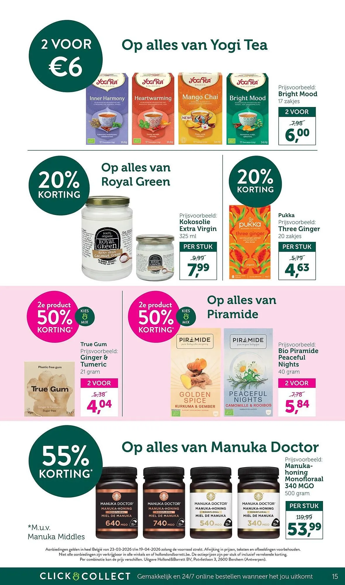 Holland & Barrett folder van 23 maart tot 6 april 2026 - folder pagina 15
