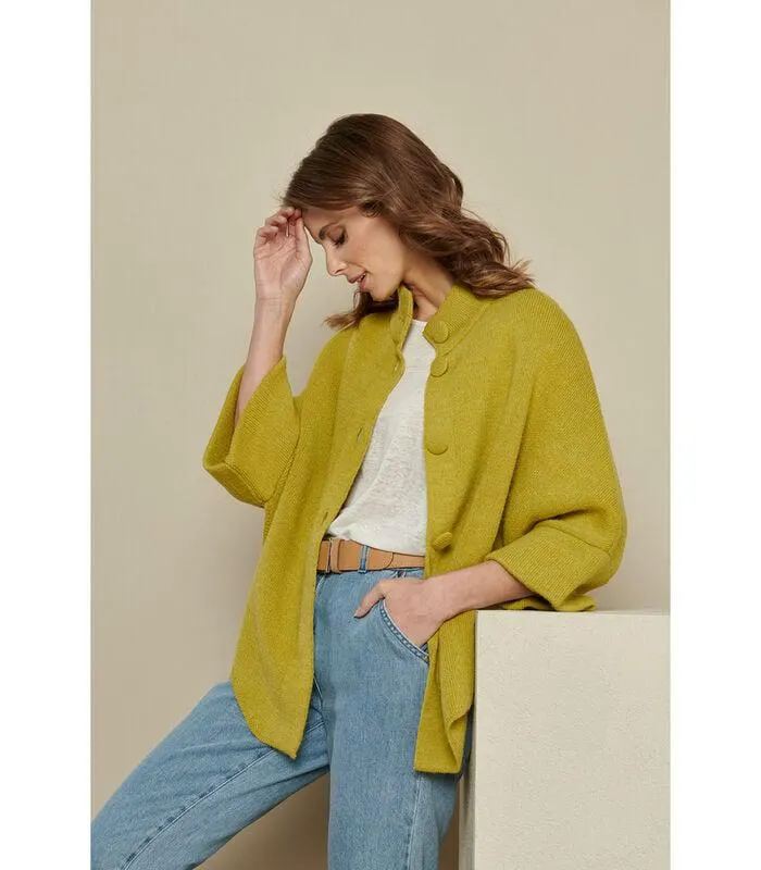 Veelzijdige groene cape