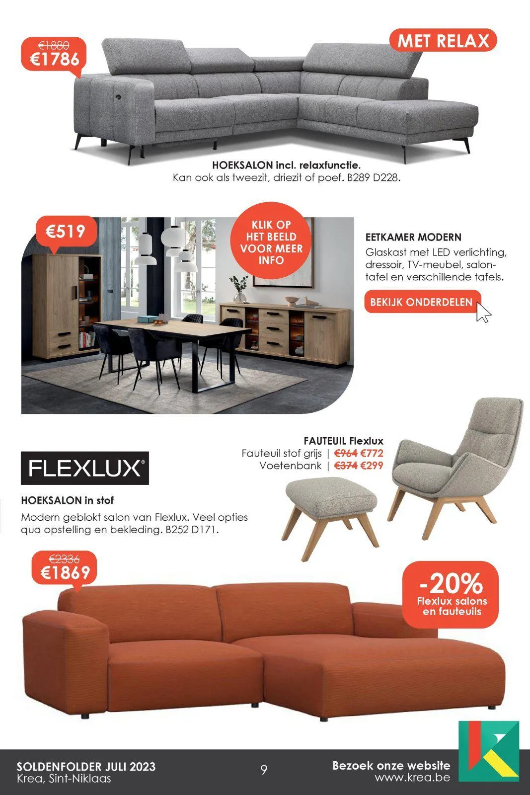 Krea folder tot 31.07.2023 van 30 juni tot 31 juli 2023 - folder pagina 9