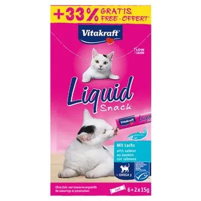 Vitakraft Friandises liquides 120 g pour chat : 33 % de remise !