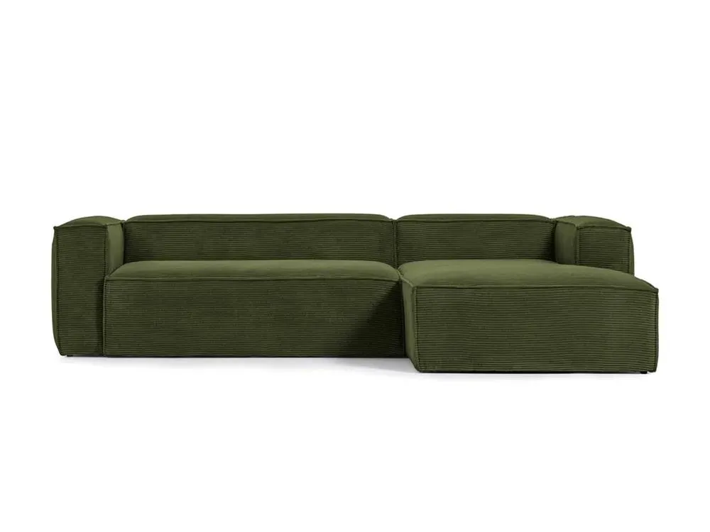 Hoekzetel BLOK - Groen corduroy