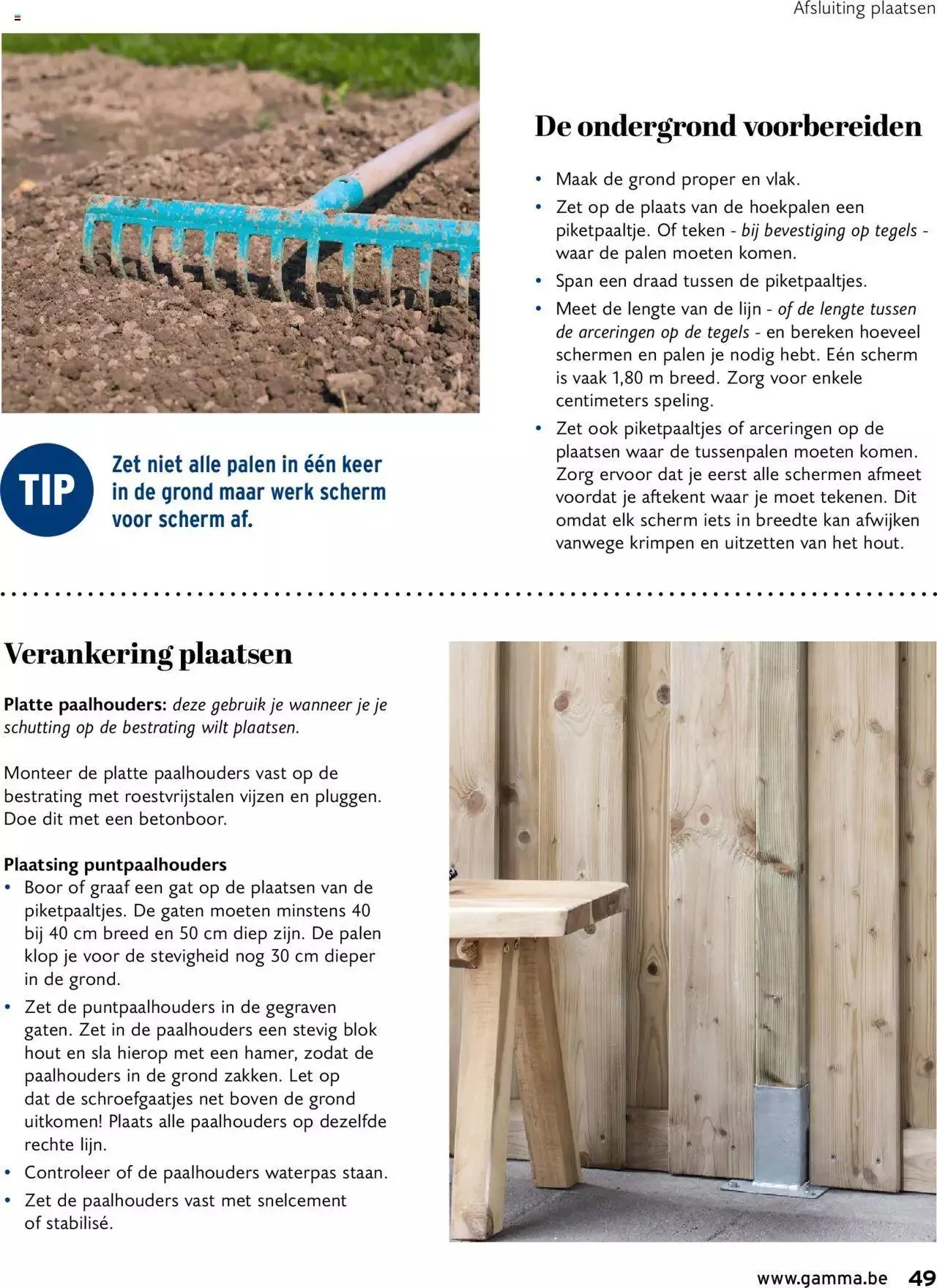 GAMMA tuinmagazine 2022 van 22 maart tot 31 december 2023 - folder pagina 49