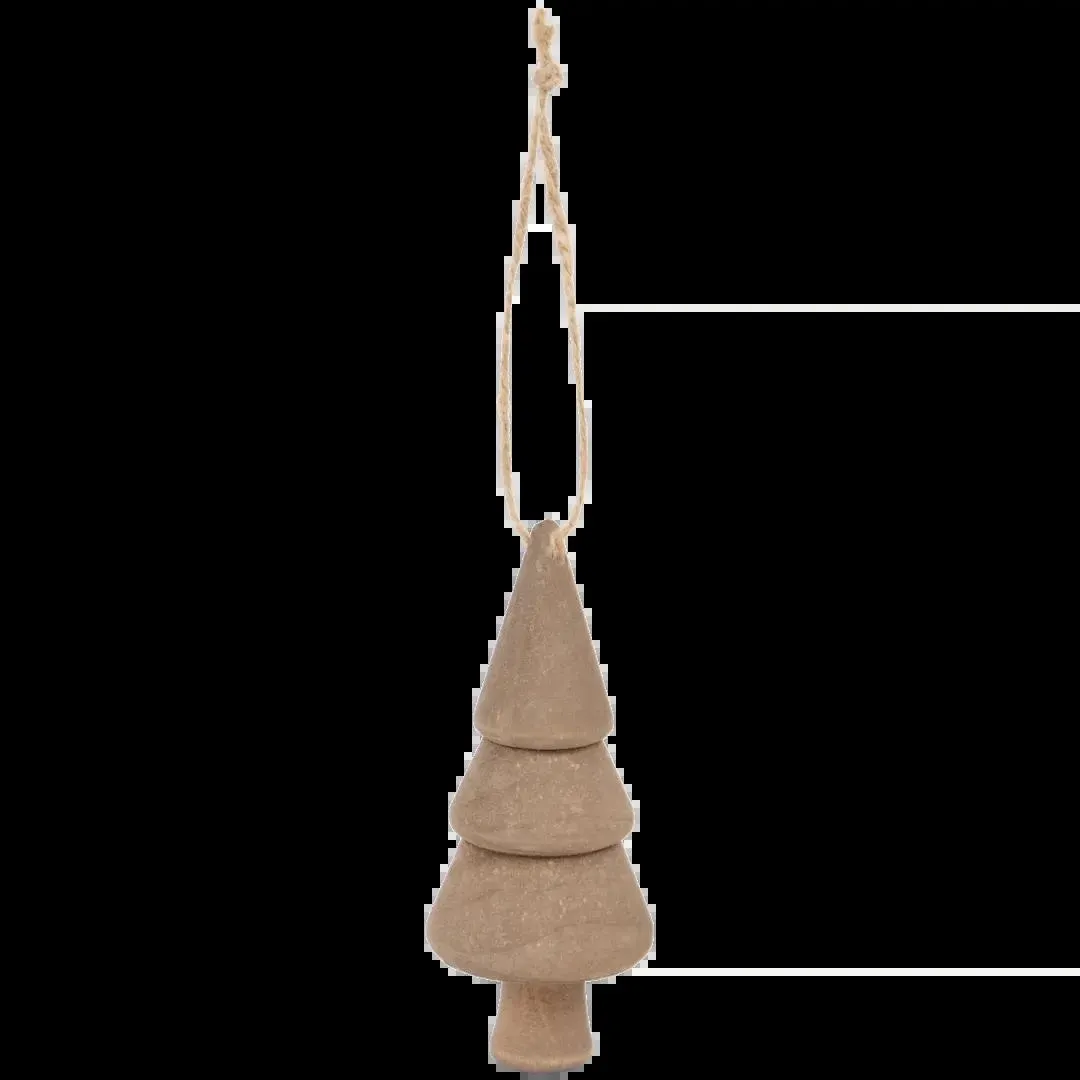 Houten kerstboomhanger