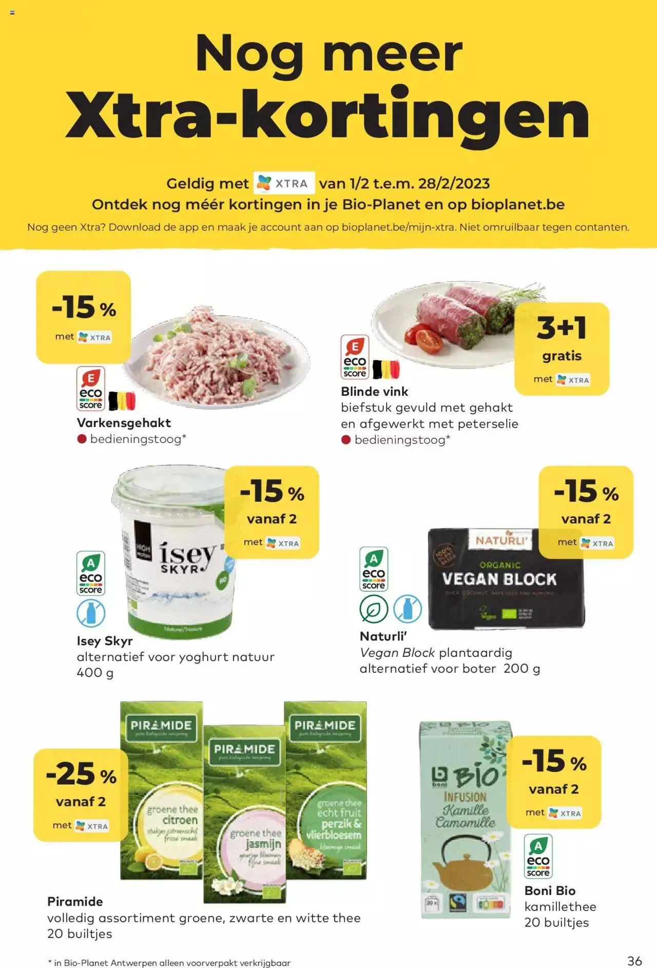 BioPlanet folder van 28 februari tot 31 december 2023 - folder pagina 36