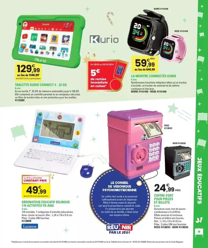 Jouez À L'infin van 29 oktober tot 5 december 2024 - folder pagina 69