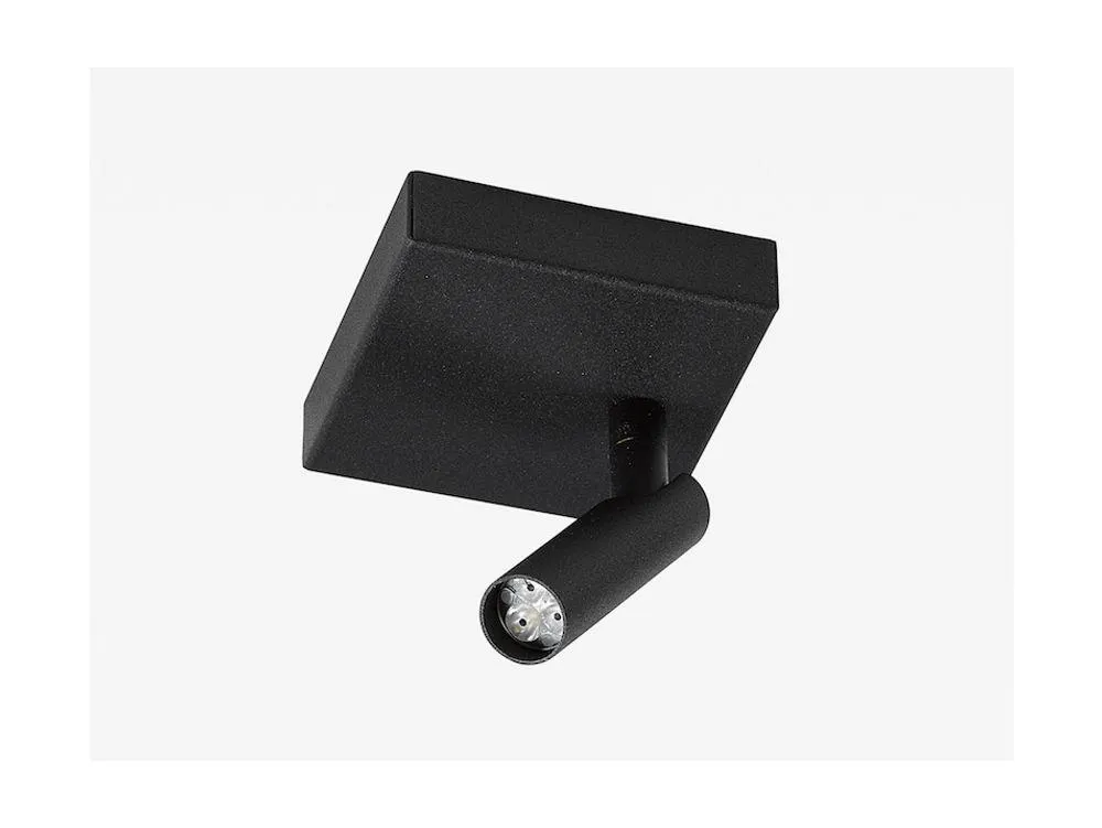 Wand- en plafondspot TEL AVIV - Zwart