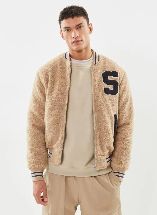 Schott Bombers En Sherpa Beige