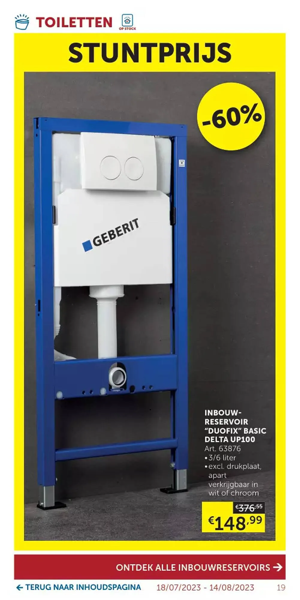 Zelfbouwmarkt folder van 18 juli tot 14 augustus 2023 - folder pagina 19