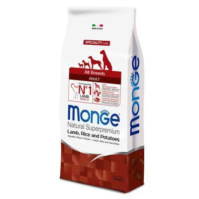 Monge natural agneau superpremium, riz & pomme de terre