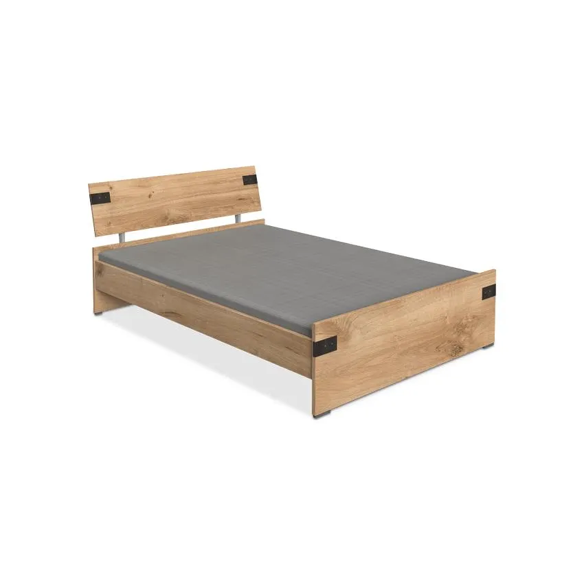 Bed HUVAR Plankeneiche 140x200
