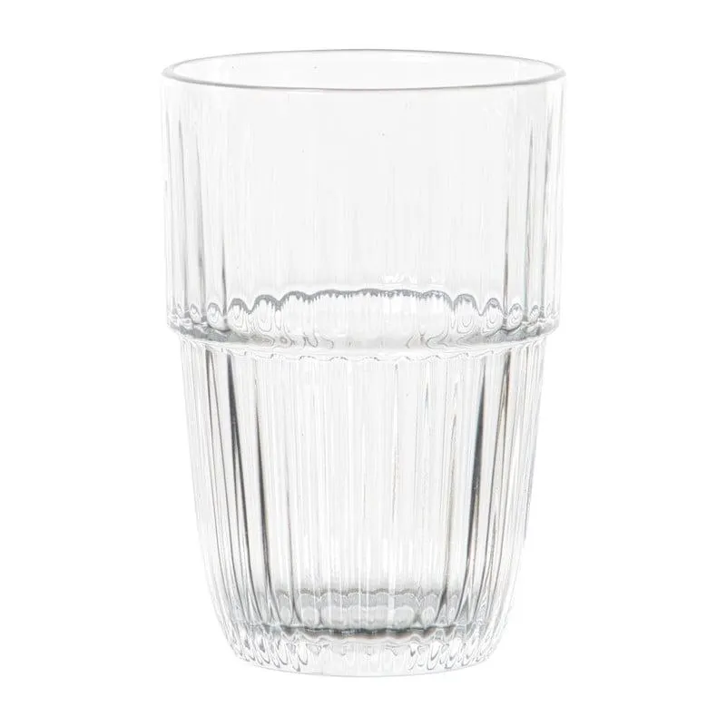 Theeglas ribbel - 530 ml